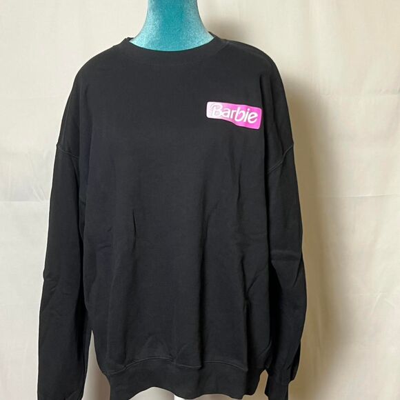 Official Barbie Dream Car Retro 80s Graphic Sweatshirt black size xl - Picture 1 of 6